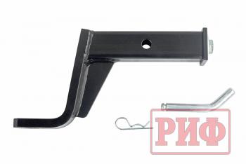 5 449 р. Переходник РИФ для фаркопа с фиксатором (занижение 6" - 150 мм) РИФ rif000-88011  с доставкой в г. Кемерово. Увеличить фотографию 1