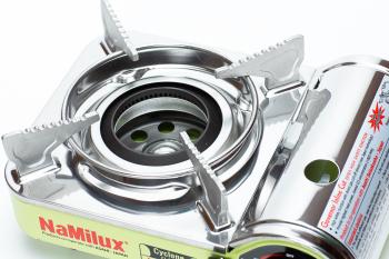 3 589 р. Плита газовая NaMilux 174PSS (циклон) мини NaMilux na3761ps-(174ps)---8  с доставкой в г. Кемерово. Увеличить фотографию 2