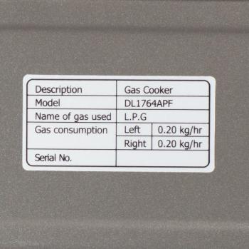 7 779 р. Плита газовая NaMilux DL1764APF 2 конфорки (под бытовой баллон) NaMilux dl1764apf  с доставкой в г. Кемерово. Увеличить фотографию 3