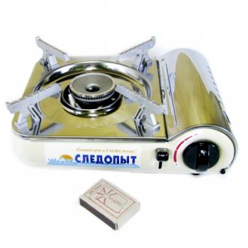 2 359 р. Плита газовая портативная СЛЕДОПЫТ WeenY нержавеющая сталь цанговый баллон СЛЕДОПЫТ pf-gst-n04  с доставкой в г. Кемерово. Увеличить фотографию 2