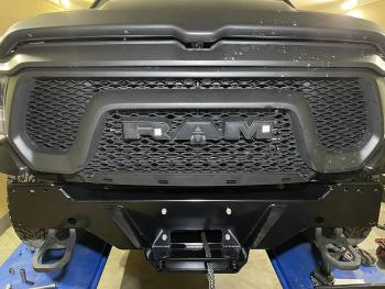 57 399 р. Площадка РИФ под лебёдку в штатный бампер Dodge Ram 1500 Rebel 2019+ (бензин) РИФ rifdrr-30000  с доставкой в г. Кемерово. Увеличить фотографию 15