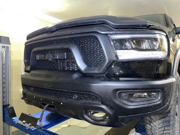 57 399 р. Площадка РИФ под лебёдку в штатный бампер Dodge Ram 1500 Rebel 2019+ (бензин) РИФ rifdrr-30000  с доставкой в г. Кемерово. Увеличить фотографию 18