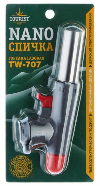 899 р. Резак газовый TOURIST NANO, с пьезоподжигом TOURIST tw-707  с доставкой в г. Кемерово. Увеличить фотографию 3