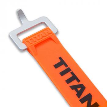 2 379 р. Ремень крепёжный TitanStraps Industrial оранжевый L = 64 см (Dmax = 18 см, Dmin = 5,5 см) TitanStraps tsi-0125-fo  с доставкой в г. Кемерово. Увеличить фотографию 2