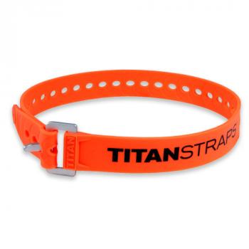 2 379 р. Ремень крепёжный TitanStraps Industrial оранжевый L = 64 см (Dmax = 18 см, Dmin = 5,5 см) TitanStraps tsi-0125-fo  с доставкой в г. Кемерово. Увеличить фотографию 1