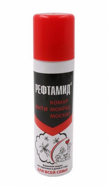 159 р. Репеллент "Рефтамид Для всей семьи" 145 мл СИБИАР 6-211  с доставкой в г. Кемерово. Увеличить фотографию 1