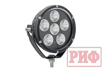6 379 р. Светодиодная фара водительского света РИФ 127 мм 60W РИФ b0103f  с доставкой в г. Кемерово. Увеличить фотографию 1