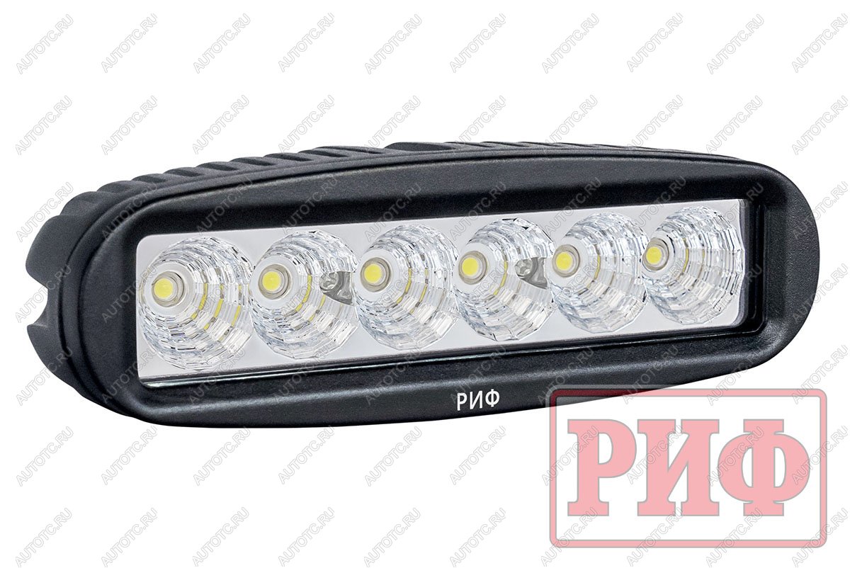 2 429 р. Светодиодная фара водительского света РИФ 160 мм 18W LED РИФ sm-6180f  с доставкой в г. Кемерово
