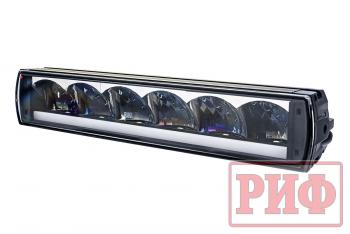 7 379 р. Светодиодная фара дальнего света РИФ 306 мм 72W LED с ДХО РИФ sm-1072u  с доставкой в г. Кемерово. Увеличить фотографию 1