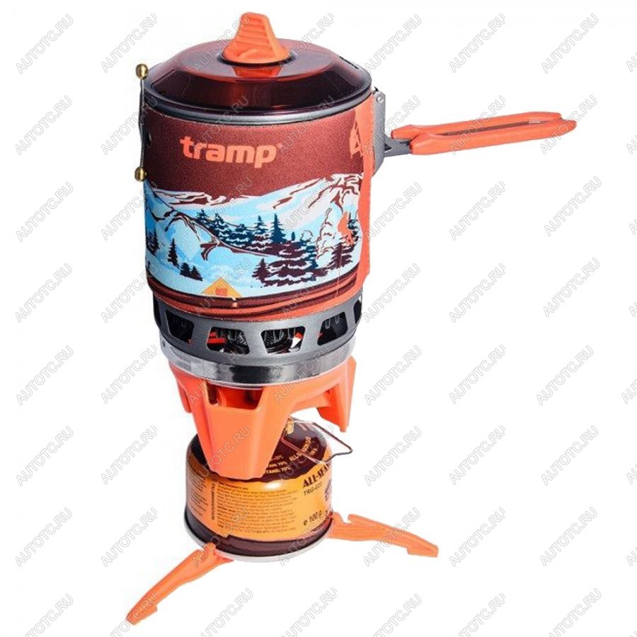 7 799 р. Система для приготовления пищи 1л. (Оранжевый) TRAMP trg-115-orange  с доставкой в г. Кемерово