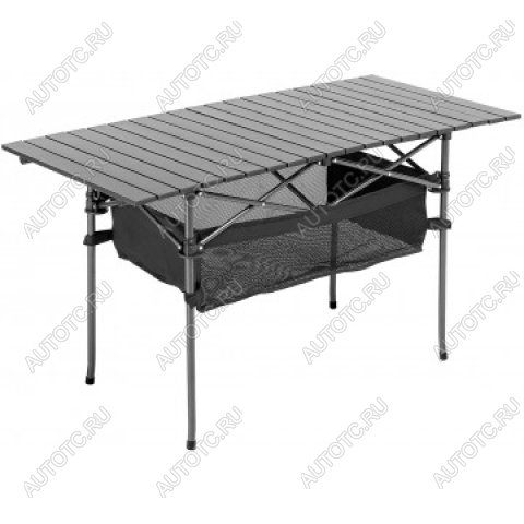 7 569 р. Стол складной Premier 120x55x65см., реечная столешница алюминий, с отделением под посуду PREMIER pr-mc-608  с доставкой в г. Кемерово