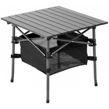 5 419 р. Стол складной Premier 55x55x50см., реечная столешница алюминий, с отделением под посуду PREMIER pr-mc-605  с доставкой в г. Кемерово. Увеличить фотографию 1
