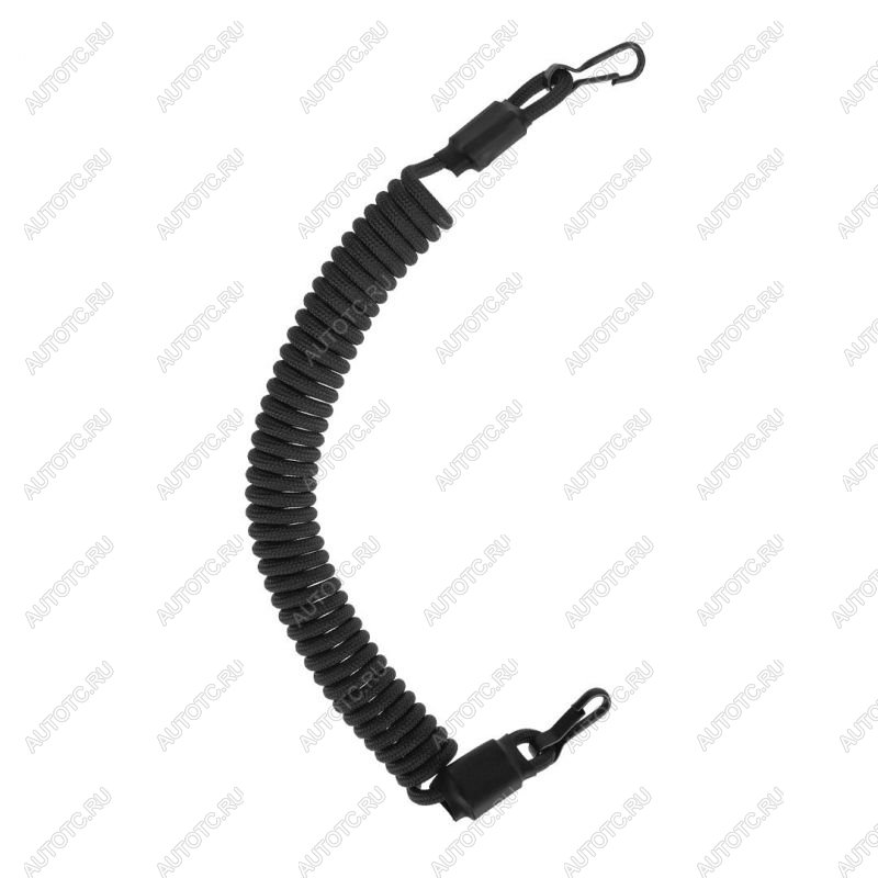 399 р. Страховочный тренчик CORD из паракорда с 2 карабинами (black) CORD tr.kk.b  с доставкой в г. Кемерово