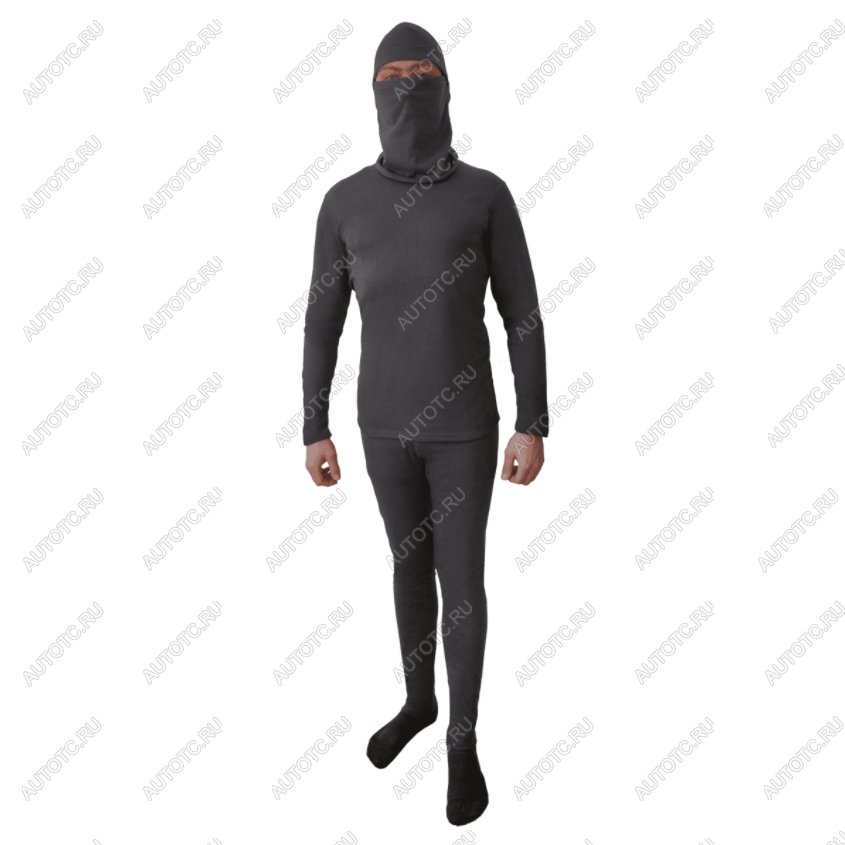 1 999 р. Термобелье комплект Btrace Mild Fleece (Футболка с длинными рукавами + кальсоны), S (42-44) Черный BTrace v0625-s  с доставкой в г. Кемерово