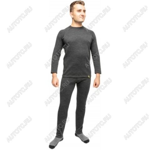 3 529 р. Термобелье комплект Helios Thermo-Merino, цв.темно-серый р.50-52178-182, XL HELIOS 144623  с доставкой в г. Кемерово