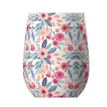 Термобокал IMPERIAL WINE, 270 мл, цветы ASOBU viw2.21-floral