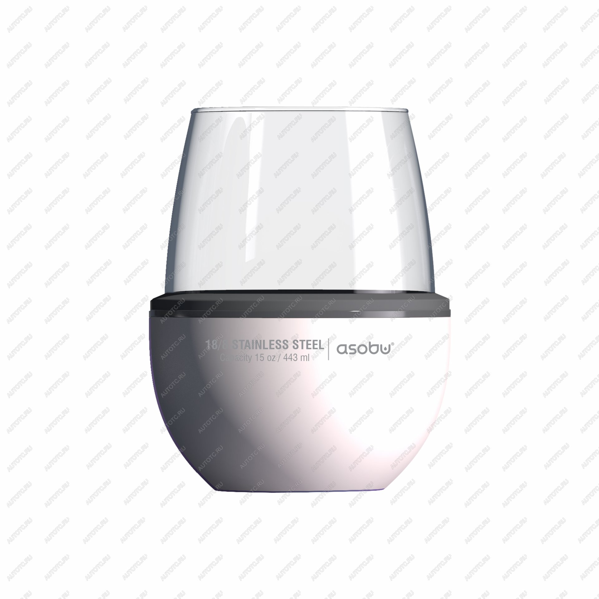 2 379 р. Термобокал для вина WINE KUZIE 440 мл, белый ASOBU stl24.01-white  с доставкой в г. Кемерово