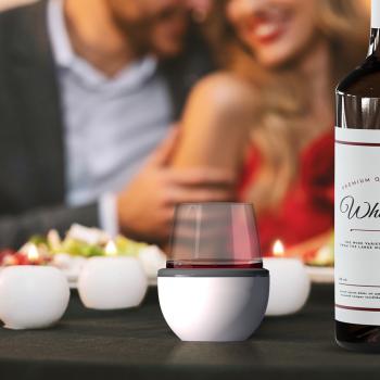 2 379 р. Термобокал для вина WINE KUZIE 440 мл, белый ASOBU stl24.01-white  с доставкой в г. Кемерово. Увеличить фотографию 7
