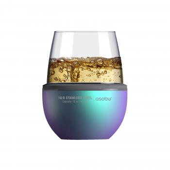2 379 р. Термобокал для вина WINE KUZIE 440 мл, мультиколор ASOBU stl24.29  с доставкой в г. Кемерово. Увеличить фотографию 2