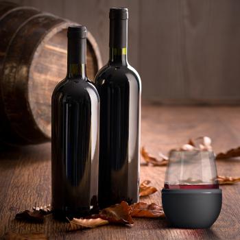 2 159 р. Термобокал для вина WINE KUZIE 440 мл, черный ASOBU stl24.06-black  с доставкой в г. Кемерово. Увеличить фотографию 6