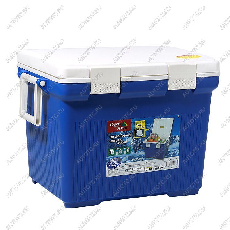 7 559 р. Термобокс IRIS Cooler Box CL-32, 32 литра синийбелый IRIS OHYAMA cl32  с доставкой в г. Кемерово