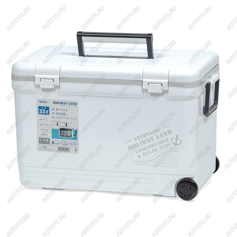 12 489 р. Термобокс SHINWA Holiday Land Cooler 33H белый SHINWA hlc-33h-w  с доставкой в г. Кемерово