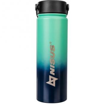 1 269 р. Термобутылка NISUS 530ML три крышки (синийбирюзовый) HELIOS n.tb-022-tb  с доставкой в г. Кемерово. Увеличить фотографию 2