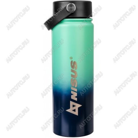 1 269 р. Термобутылка NISUS 530ML три крышки (синийбирюзовый) HELIOS n.tb-022-tb  с доставкой в г. Кемерово