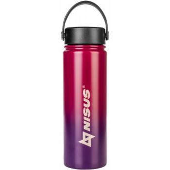 1 279 р. Термобутылка NISUS 530ML три крышки (фиолетовыйкрасный) HELIOS n.tb-022-rb  с доставкой в г. Кемерово. Увеличить фотографию 2