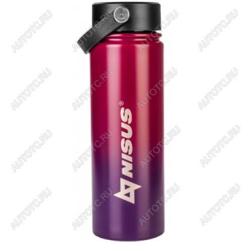1 279 р. Термобутылка NISUS 530ML три крышки (фиолетовыйкрасный) HELIOS n.tb-022-rb  с доставкой в г. Кемерово