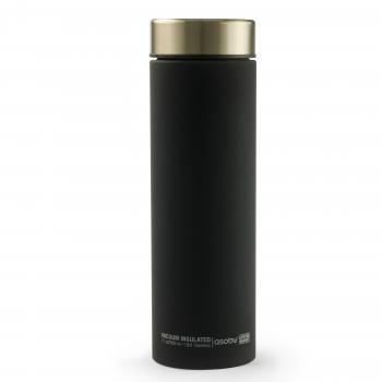 2 889 р. Термокружка (термос) LE BATON, 500 мл, черныйзолото ASOBU lb17.12-gold  с доставкой в г. Кемерово. Увеличить фотографию 1
