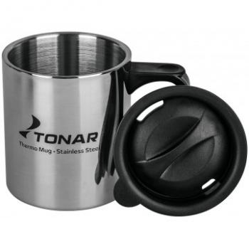 489 р. Термокружка ТОНАР 350ML с пластиковой крышкой ТОНАР t.tk-047-350  с доставкой в г. Кемерово. Увеличить фотографию 2