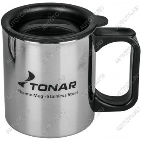 489 р. Термокружка ТОНАР 350ML с пластиковой крышкой ТОНАР t.tk-047-350  с доставкой в г. Кемерово