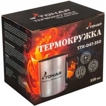 489 р. Термокружка ТОНАР 350ML с пластиковой крышкой ТОНАР t.tk-047-350  с доставкой в г. Кемерово. Увеличить фотографию 6