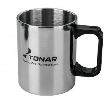669 р. Термокружка ТОНАР 450ML с пластиковой крышкой ТОНАР t.tk-047-450  с доставкой в г. Кемерово. Увеличить фотографию 3