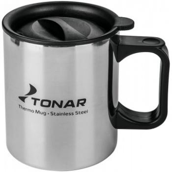 669 р. Термокружка ТОНАР 450ML с пластиковой крышкой ТОНАР t.tk-047-450  с доставкой в г. Кемерово. Увеличить фотографию 1