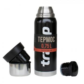 1 749 р. Термос TRAMP Expedition line 0,75 л., Черный TRAMP trc-031-9009  с доставкой в г. Кемерово. Увеличить фотографию 4