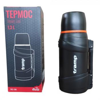 2 289 р. Термос TRAMP Travel 1,3л. Черный TRAMP trc-138-9009  с доставкой в г. Кемерово. Увеличить фотографию 2