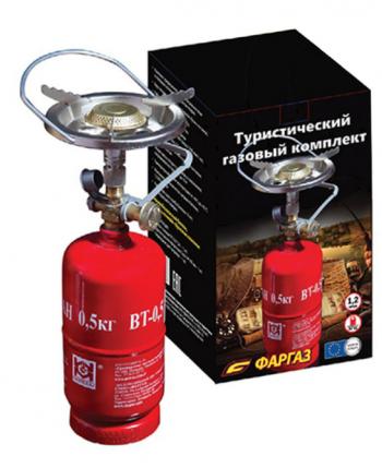 4 009 р. Туристический газовый комплект (Баллон 1,2 л + газовая горелка) Grotkuv (РП) GZWM lpg-set1  с доставкой в г. Кемерово. Увеличить фотографию 1