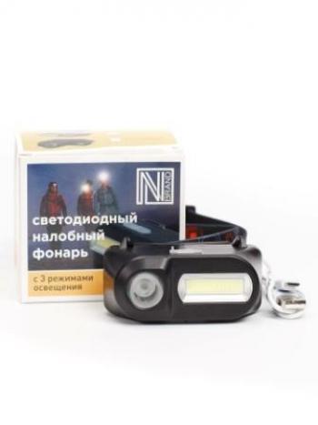 599 р. Фонарь налобный аккумуляторный NNBrand матричный светодиод ДВ-NNBrand nnbl-1804  с доставкой в г. Кемерово. Увеличить фотографию 3