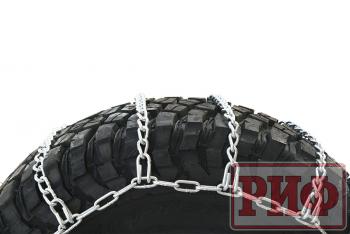 9 559 р. Цепи противоскольжения РИФ Грузовик "лесенка" 25 мм, 24570R19,5 (к-т 2 шт.) РИФ rif18-0-0002228  с доставкой в г. Кемерово. Увеличить фотографию 3