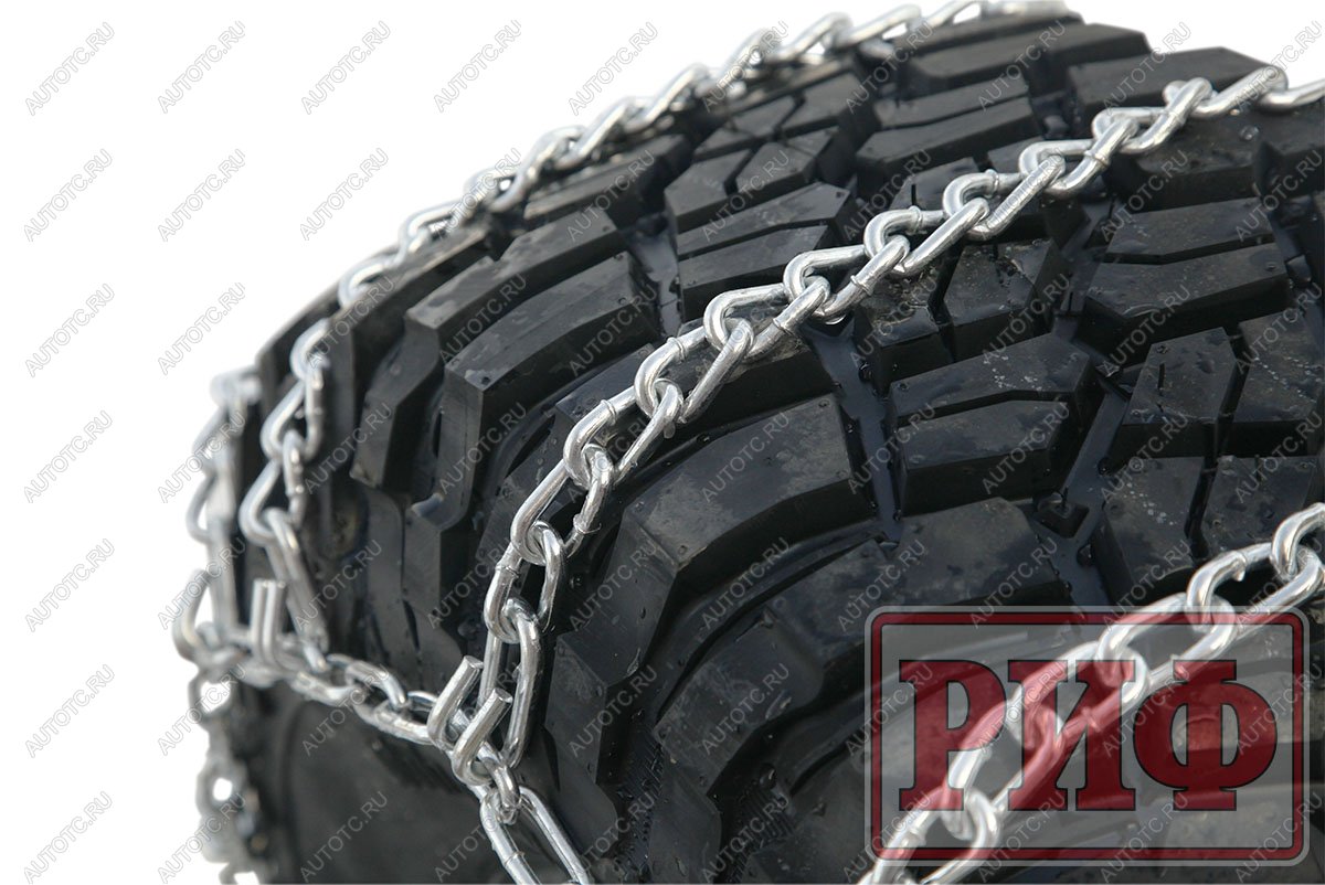 5 499 р. Цепи противоскольжения РИФ Грузовик"лесенка" 25 мм, 12.00xR20, 13.00R22,5 (к-т 2 шт.) РИФ rif18-0-0002255  с доставкой в г. Кемерово