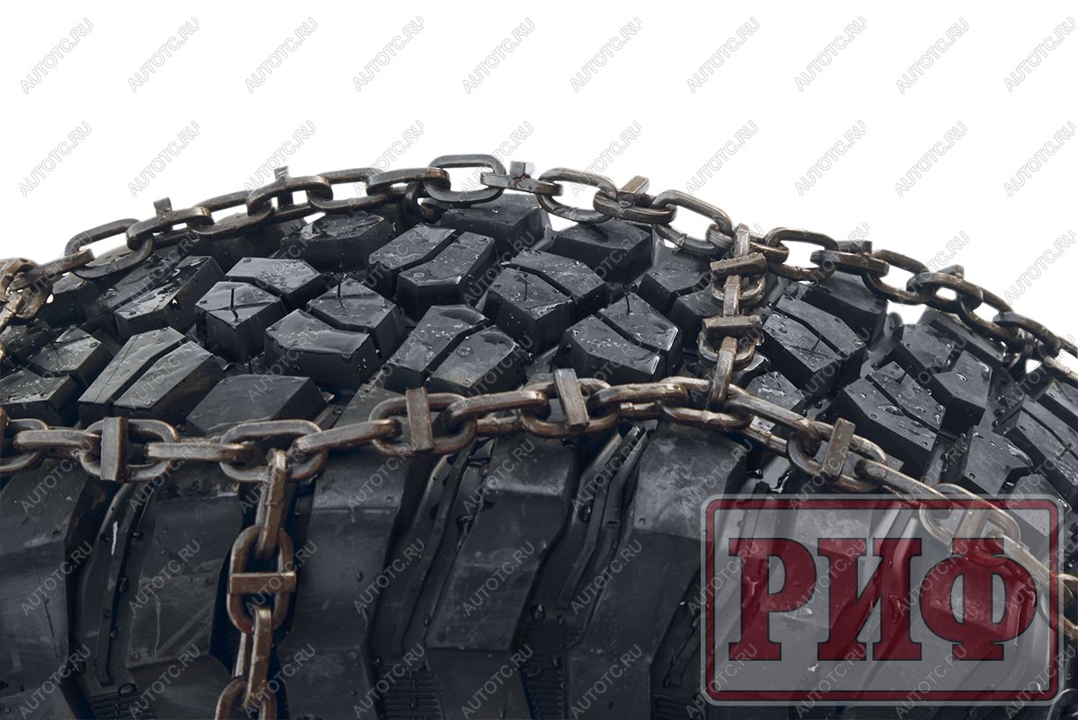15 989 р. Цепи противоскольжения РИФ Фронтальный погрузчик "соты" 21 мм, 14x17.5 (1 шт. в упак.) РИФ rif18-14175ampc  с доставкой в г. Кемерово