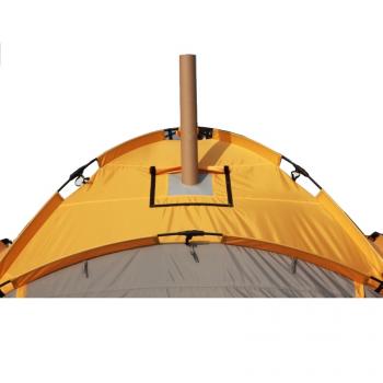 56 999 р. Шатер автомат Maverick Cosmos Thermal - под отопление (желто-серый) Maverick Tent m-t-yg-010  с доставкой в г. Кемерово. Увеличить фотографию 5