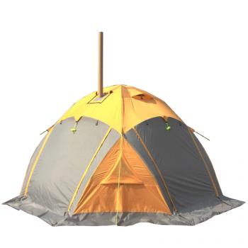56 999 р. Шатер автомат Maverick Cosmos Thermal - под отопление (желто-серый) Maverick Tent m-t-yg-010  с доставкой в г. Кемерово. Увеличить фотографию 2