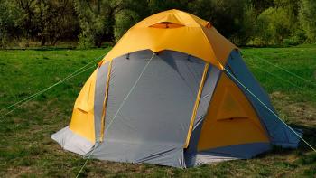 56 999 р. Шатер автомат Maverick Cosmos Thermal - под отопление (желто-серый) Maverick Tent m-t-yg-010  с доставкой в г. Кемерово. Увеличить фотографию 14