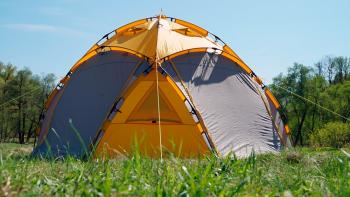 56 999 р. Шатер автомат Maverick Cosmos Thermal - под отопление (желто-серый) Maverick Tent m-t-yg-010  с доставкой в г. Кемерово. Увеличить фотографию 9