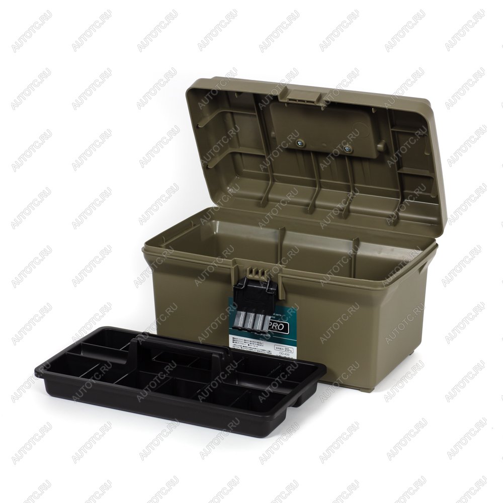 2 419 р. Ящик для инструмента IRIS HARDPRO 400 Хаки IRIS OHYAMA od-400kh-hp  с доставкой в г. Кемерово