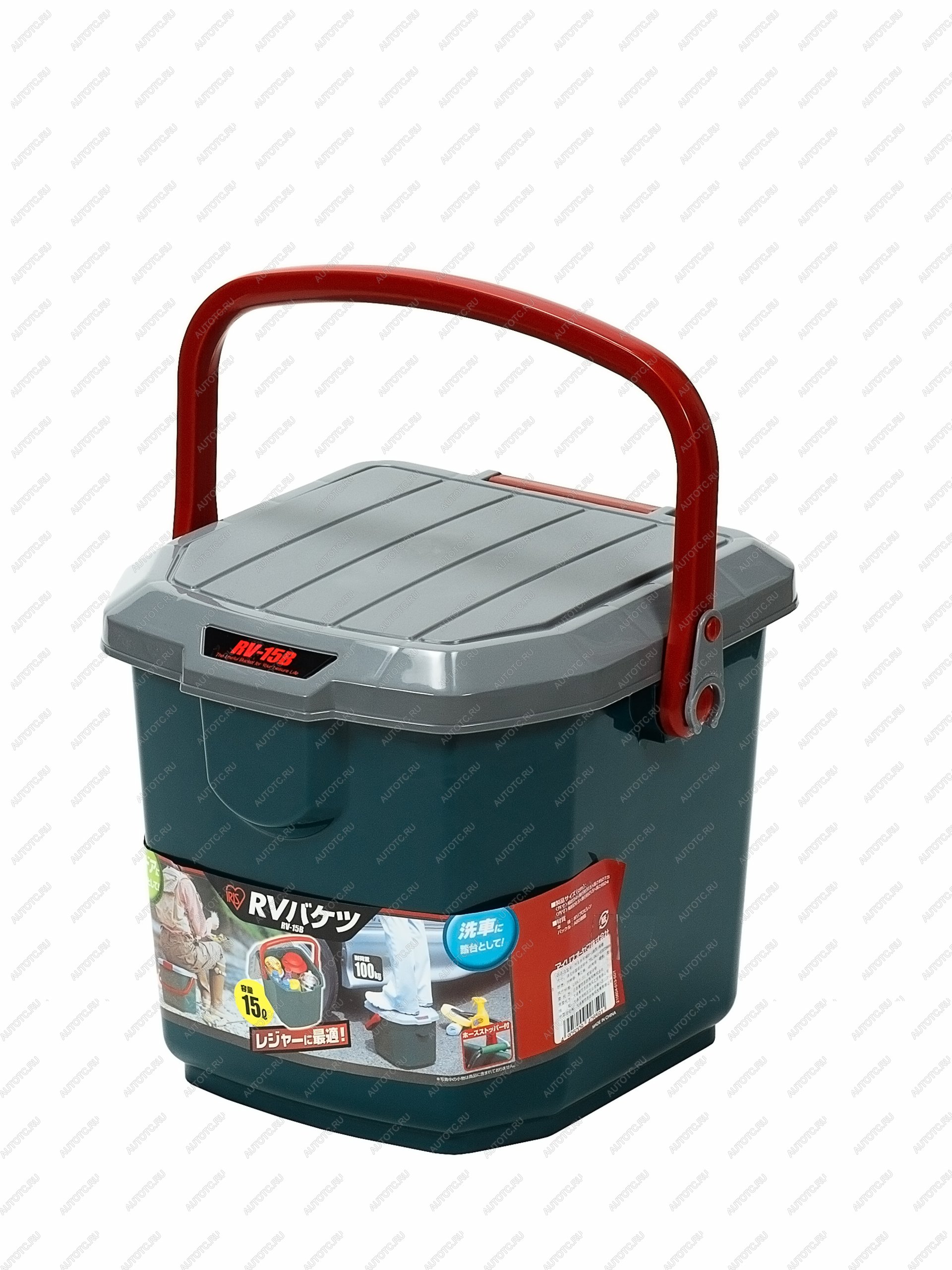 2 239 р. Ящик экспедиционный IRIS RV BOX Bucket 15B, 15 литров 34x32x28 см. IRIS OHYAMA bucket-15b  с доставкой в г. Кемерово