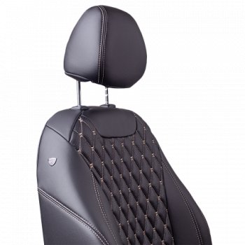 10 299 р.  Комплект чехлов для сидений (РЗС и С 40/60, 2П Орегон) БАЙРОН Lord Autofashion Chery Amulet (Corda) A15 лифтбэк (2003-2010) (черный, вставка черная, строчка бежевая)  с доставкой в г. Кемерово. Увеличить фотографию 2